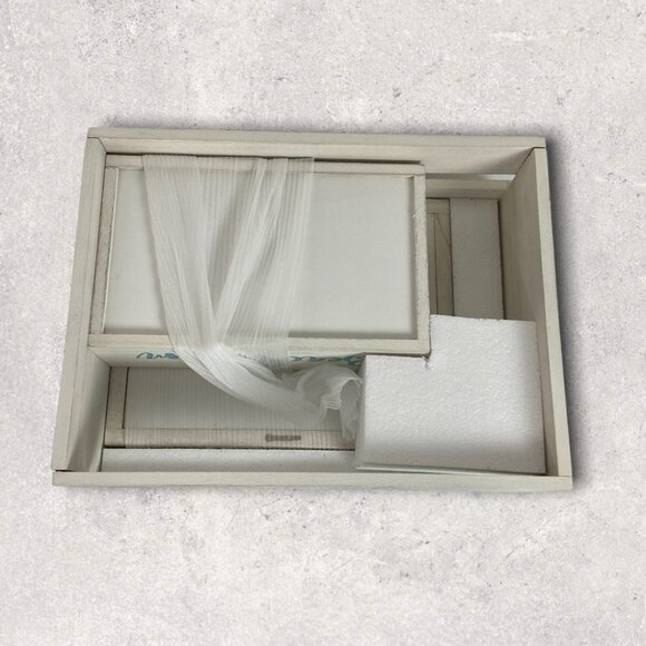 NEW Elegant Designs Costal Beach Wooden Boxes Towel Toilet Paper‎ Holders Decor - Picture 9 of 13